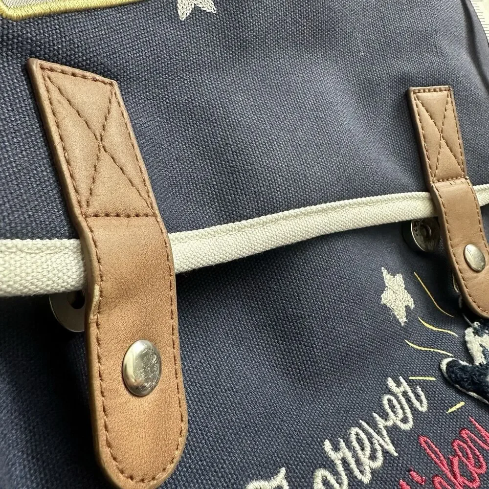Disney Parks Heritage Forever Mickey Messenger Backpack Love Since 1928 Canvas
